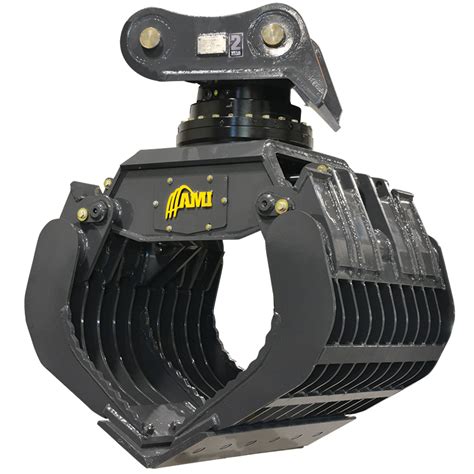 grapple attachment for mini-excavator|mini excavator rotating grapple attachment.